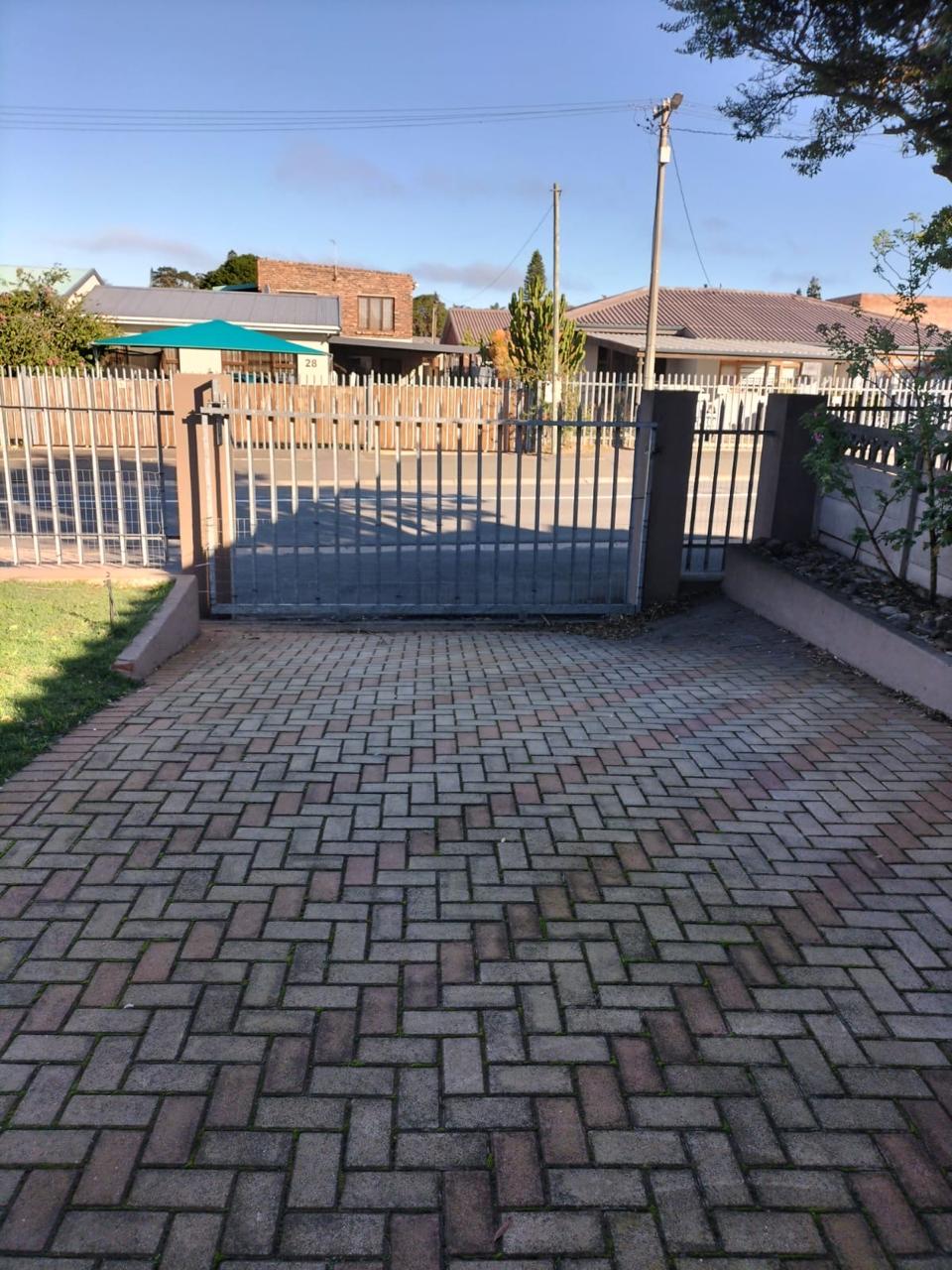Secure gated driveway at Harbour Haven Guesthouse